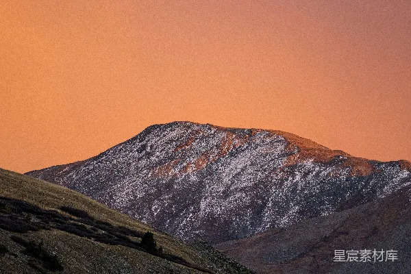 高清摄影 一座雪峰
