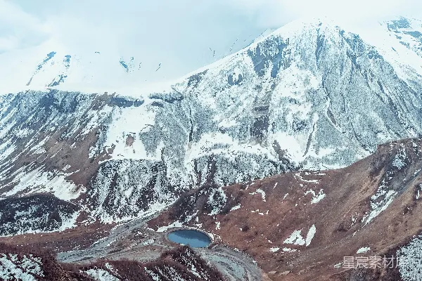高清摄影 山峰的视角
