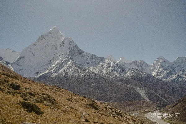 高清摄影 一座雪山