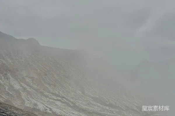 高清摄影 一座雪山