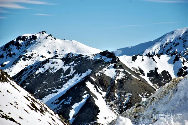 高清摄影 一座雪山