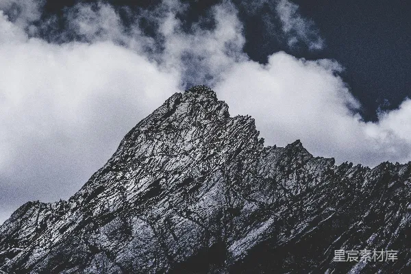 高清摄影 从虫子角度看的山