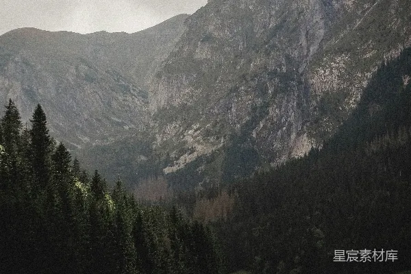 高清摄影 山脚下的草地