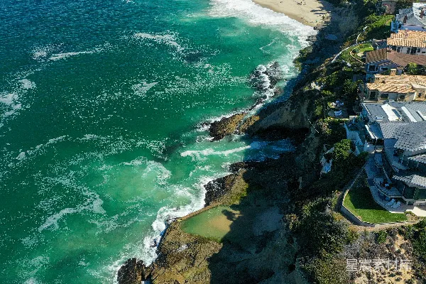 高清摄影 海滩和海洋的俯瞰图