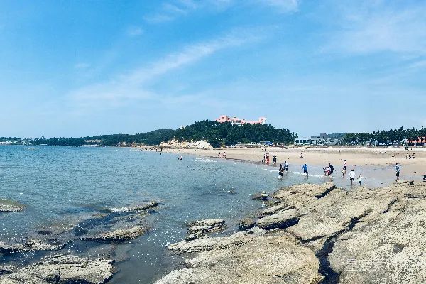 高清摄影 白天海滩上的人