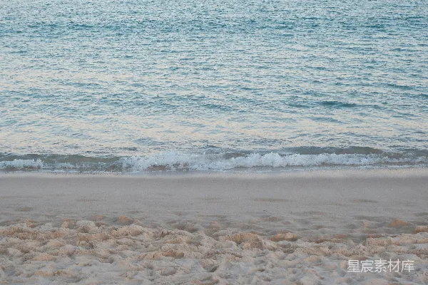 高清摄影 从海滩上看海景
