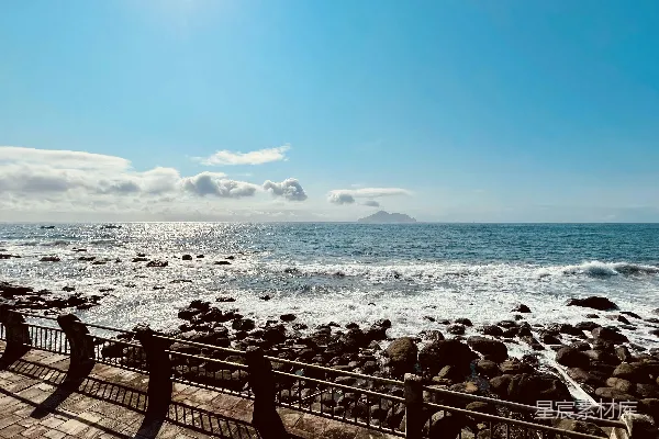 高清摄影 白天海滩上的人们