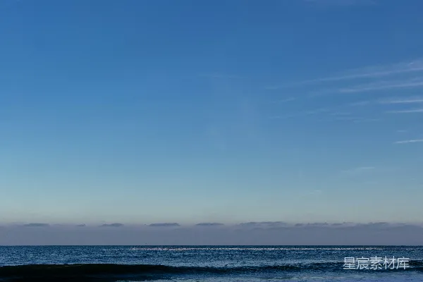 高清摄影 从海滩上看海景