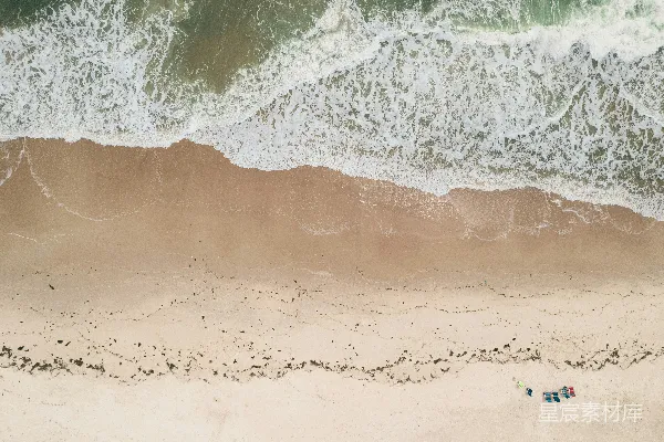 高清摄影 海洋波浪的空中俯瞰图