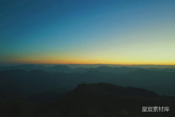 高清摄影 航拍山脉