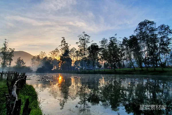 高清摄影 青山绿水的风景