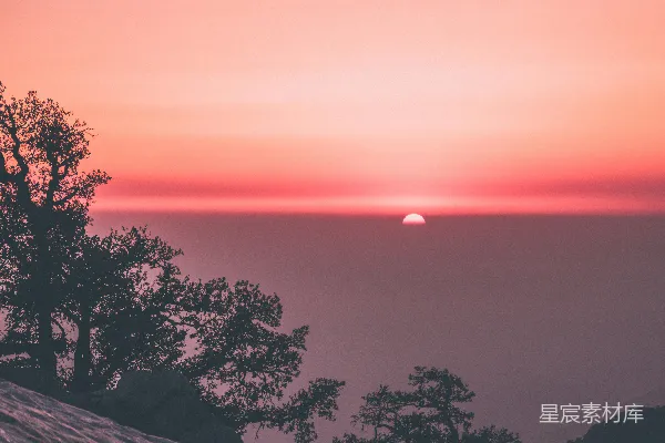 高清摄影 夕阳西下