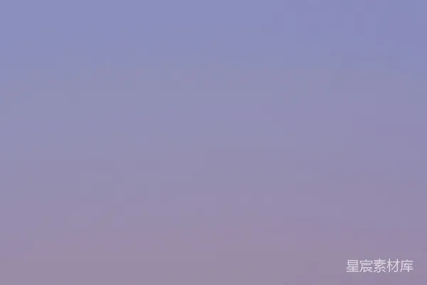 高清摄影 黄昏时分天空中的一架飞机
