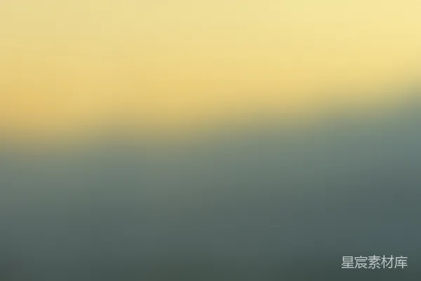 高清摄影 一片黄蓝相间的天空