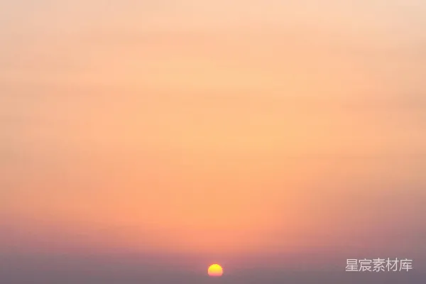 高清摄影 海上的日落