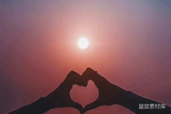 高清摄影 背景中的日落