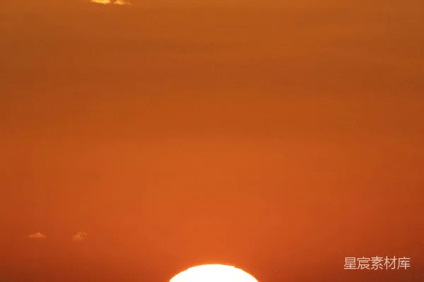 高清摄影 太阳落海。