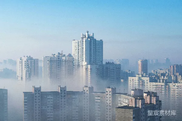 高清摄影 白色混凝土建筑