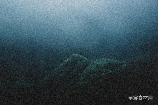 高清摄影 青山云雾缭绕