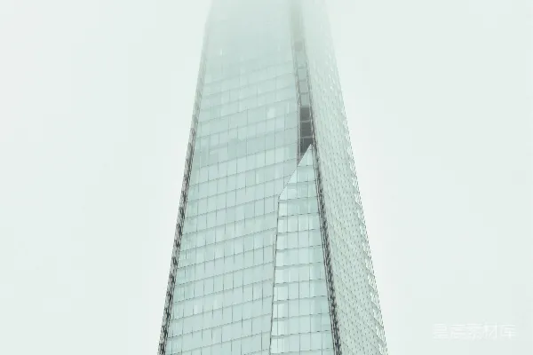 高清摄影 一座高大的玻璃建筑