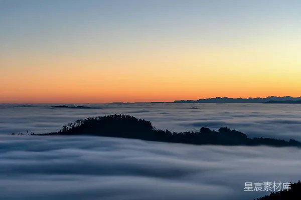 高清摄影 夕阳下的水面