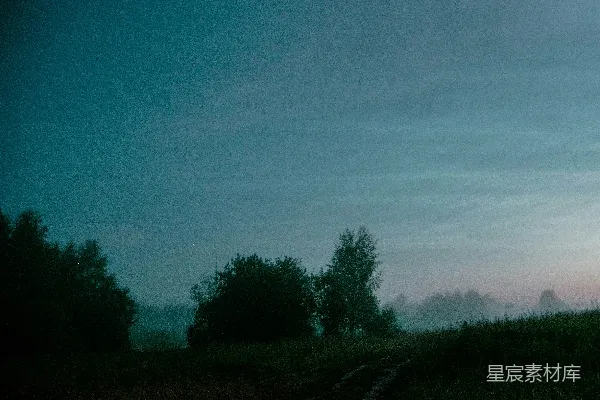 高清摄影 一条泥泞的小路在一片草地中间