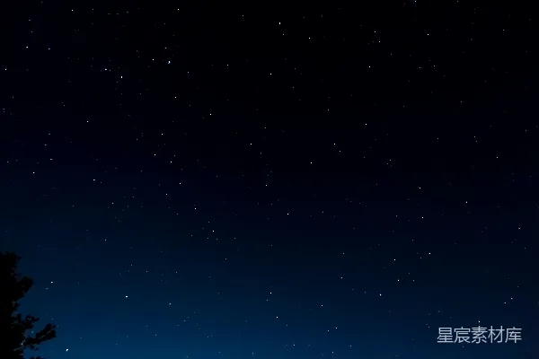 高清摄影 夜空中的星星景色
