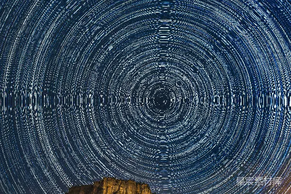 高清摄影 天空中一颗大星星