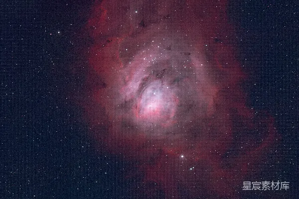 高清摄影 一颗非常大的星星在夜空中