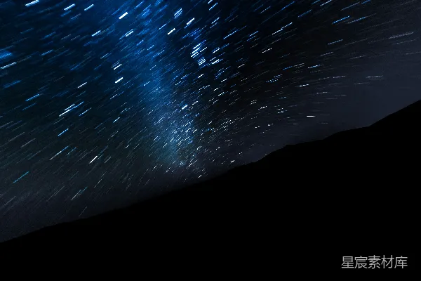 高清摄影 一个星空，有许多星星。