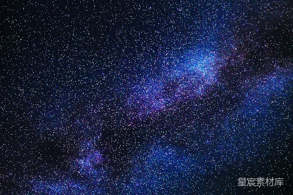 高清摄影 一个星空布满繁星的夜晚