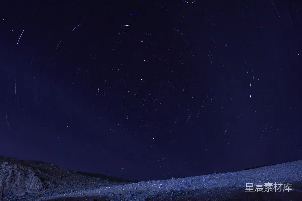 高清摄影 星星的延时摄影