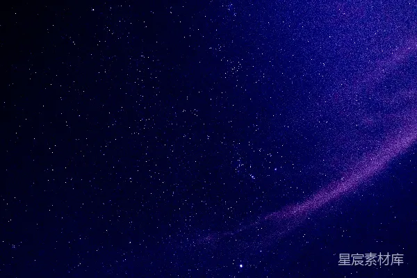 高清摄影 一片明亮的蓝天，满天繁星。
