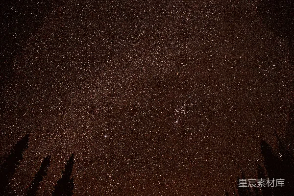 高清摄影 夜空中闪烁的星星