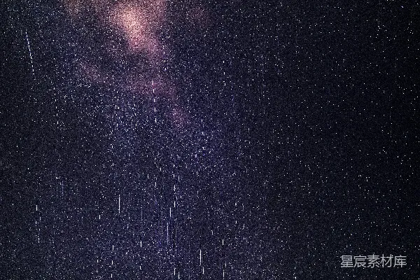 高清摄影 夜空中闪烁的星星