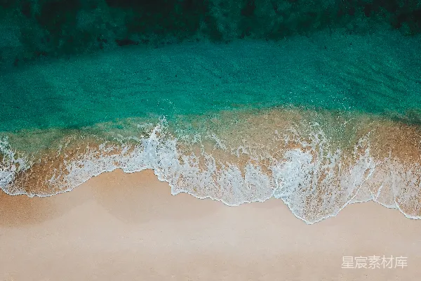高清摄影 一张海滩的照片