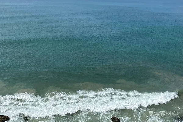 高清摄影 从悬崖上看海景
