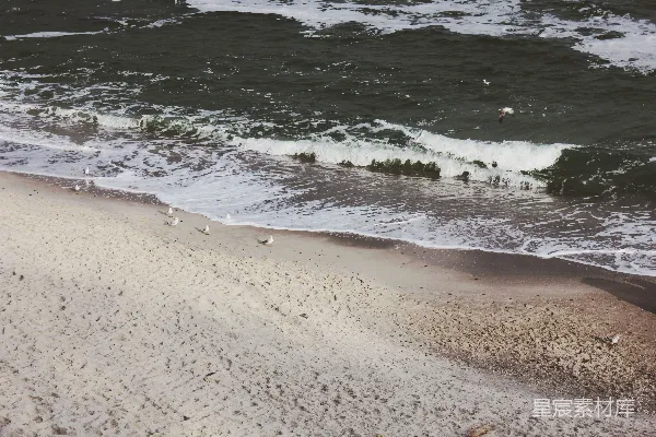 高清摄影 海洋和白色沙滩的景观照片