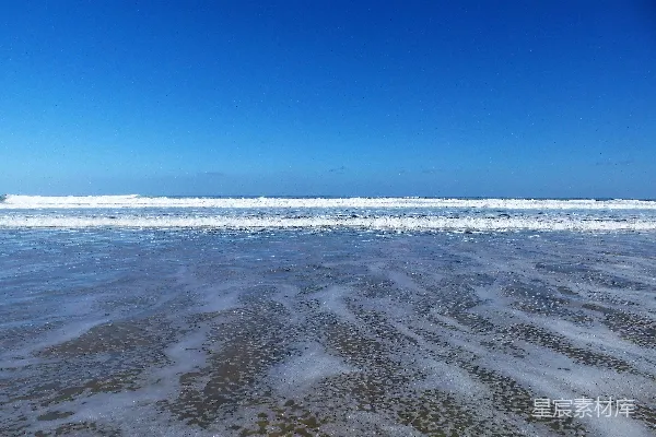 高清摄影 从海滩上看海景
