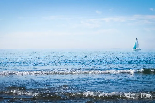 高清摄影 日间海面上的帆船