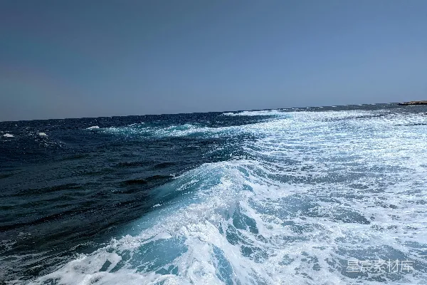 高清摄影 水面上的波浪