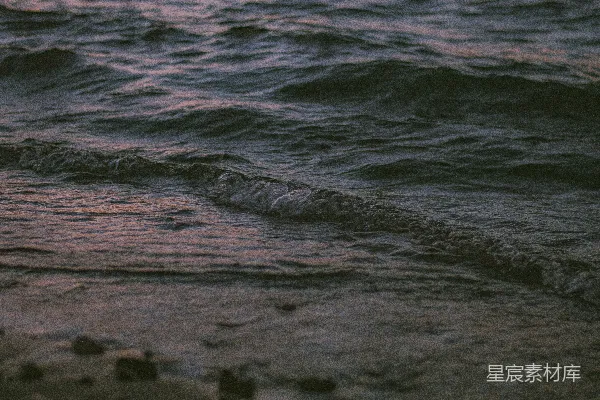 高清摄影 海滩上浪花的特写