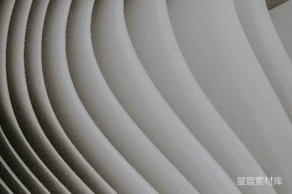 高清摄影 波浪线条的抽象图像在白色背景上