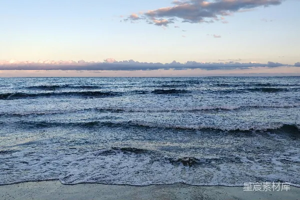 高清摄影 从海滩上看海景