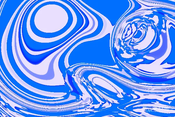 高清摄影 蓝白相间的漩涡图案填满了画面。