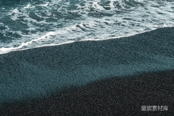 高清摄影 蓝色和白色的海浪