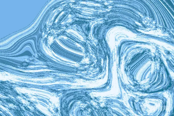 高清摄影 抽象的流动光蓝和白色图案