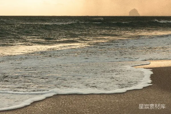 高清摄影 黄昏时分的海岸