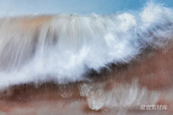 高清摄影 一幅海浪画
