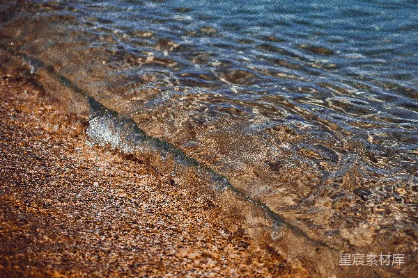 高清摄影 沙滩和海水的特写